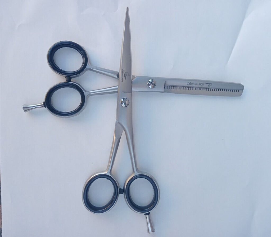 Professional 6-Inch Hair Cutting & Thinning Scissors Set - Barber Shears Kit