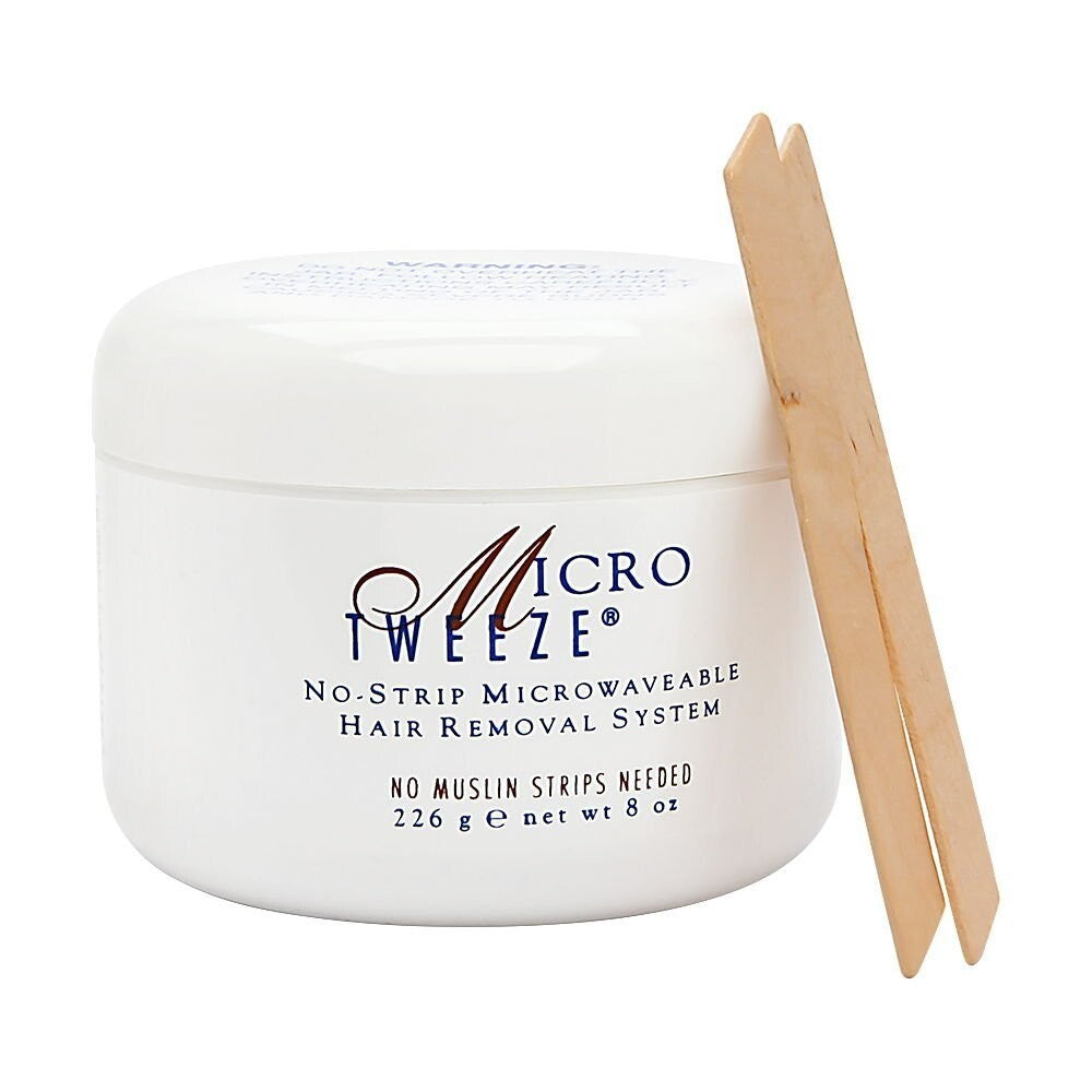 Hair Removal Wax 8 oz - 5 Pack Facial, Eyebrow & Bikini Line No-Strip Formula