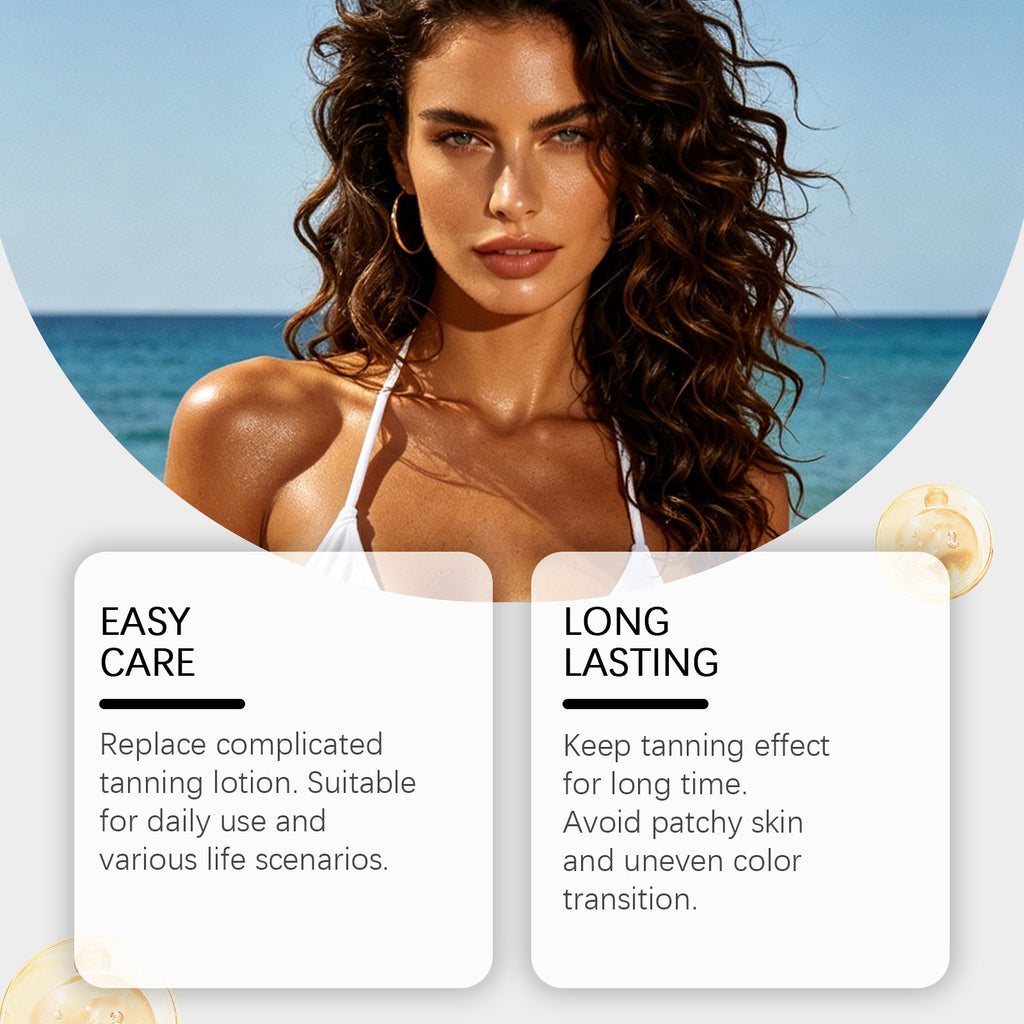 Natural Sunless Tanning Patches for Gradual Bronze Glow - Hydrating & Sensitive Skin Safe