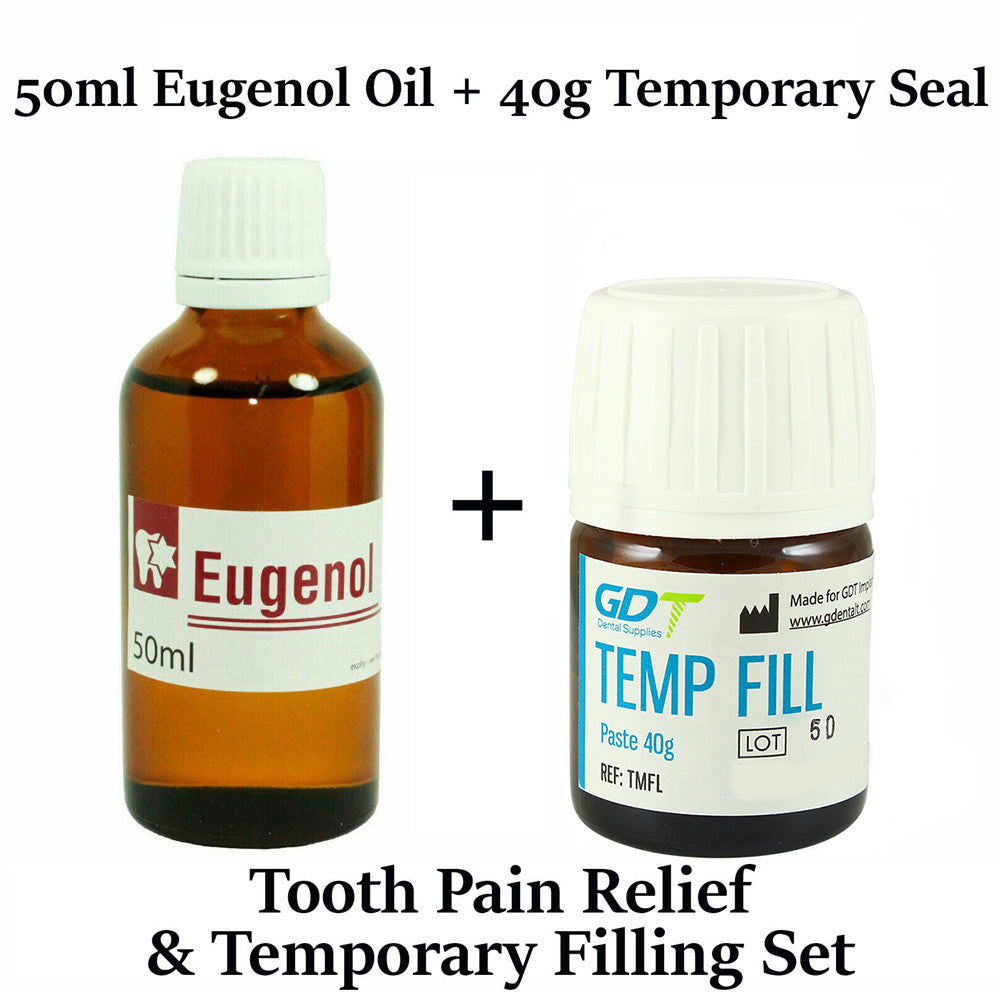 Emergency Dental Kit for Toothache Relief Broken Tooth Temporary Filling Eugenol