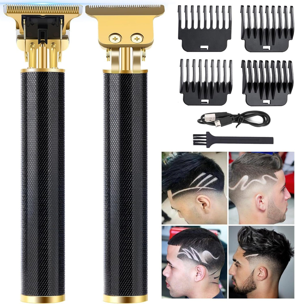 Professional Men's Beard & Hair Trimmer with 4 Adjustable Combs