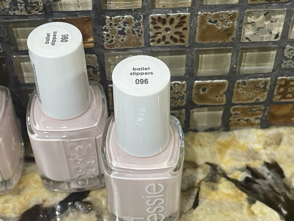 Essie Nail Polish Bundle - 4 Full Size Light Pink 096 Ballet Slippers