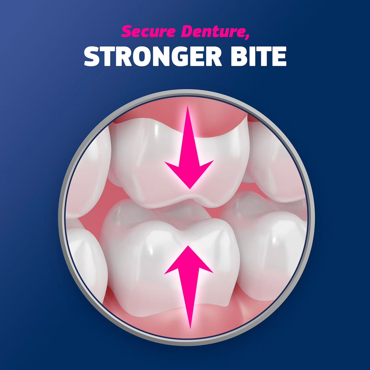 Max Hold Denture Adhesive Cream 4 Pack - Strong All-Day Seal for Full & Partial Dentures