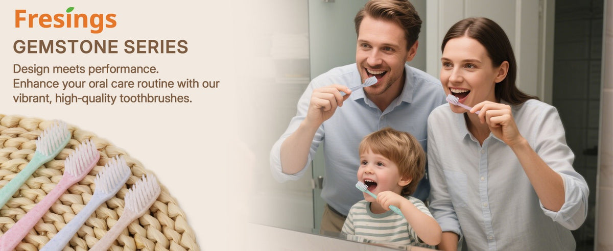 Disposable Hotel & Travel Toothbrush Set with Soft Bristles - 4 Colors, Hygienic Sealed Guest Amenities