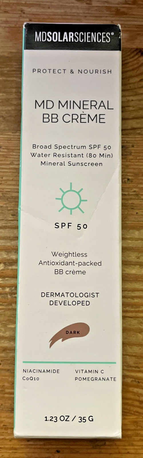 Mineral BB Cream SPF 50 Sunscreen Dark Tinted Lotion - Sun Protection