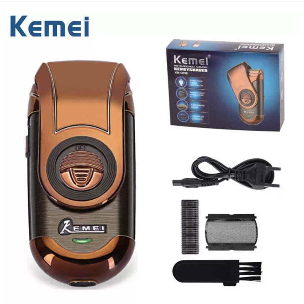 Men's Portable Electric Shaver & Beard Trimmer - USB Rechargeable