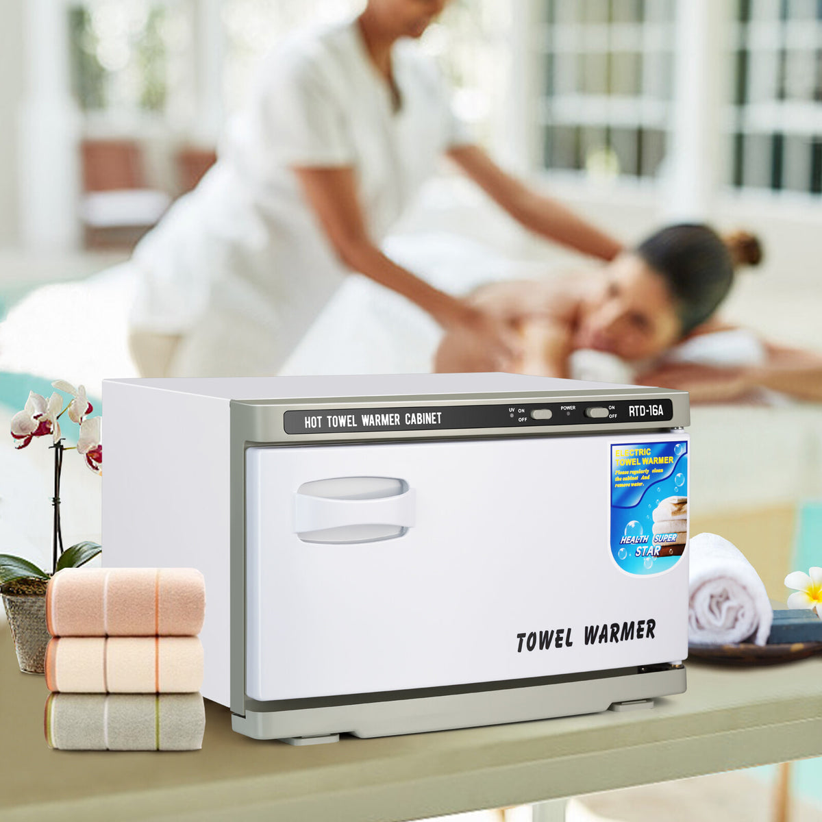 Salon Towel Warmer with UV Sterilizer - Spa & Skin Care Equipment, 16L-48L Capacity