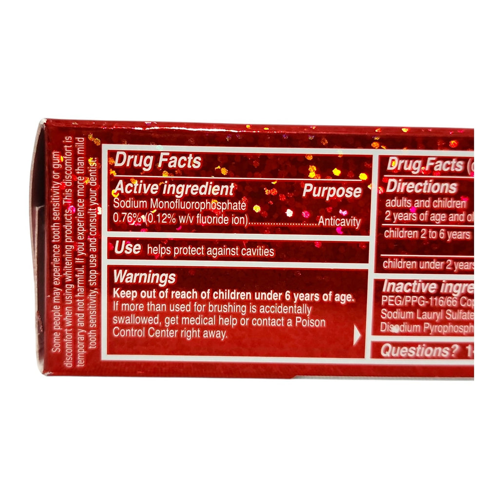 Colgate Optic White Advanced Sparkling White Toothpaste 2% Hydrogen Peroxide - Mint 3.2 oz