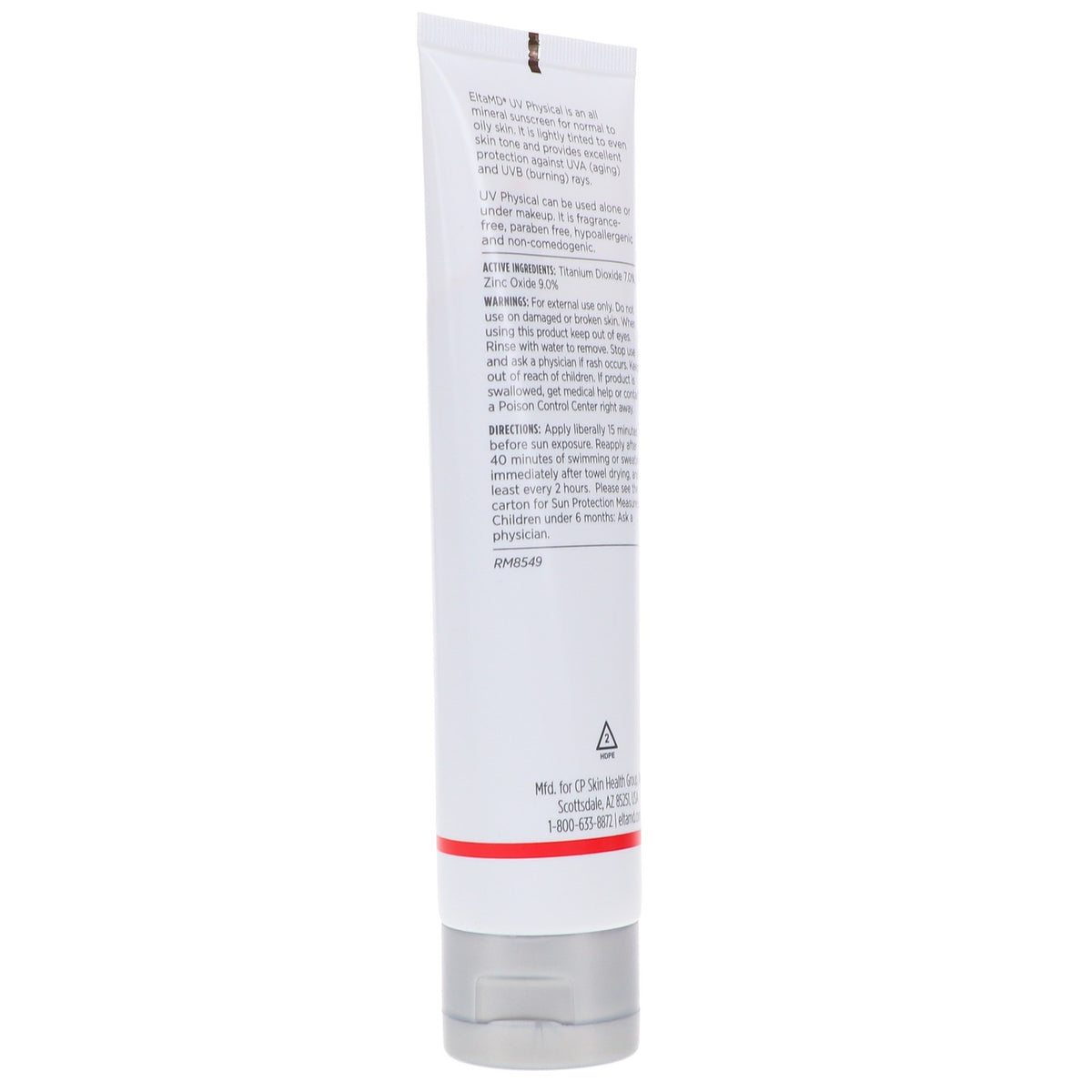 Mineral Sunscreen SPF 41 Tinted Face Sunscreen 3 oz - Broad Spectrum, Water-Resistant, Oily & Sensitive Skin Safe