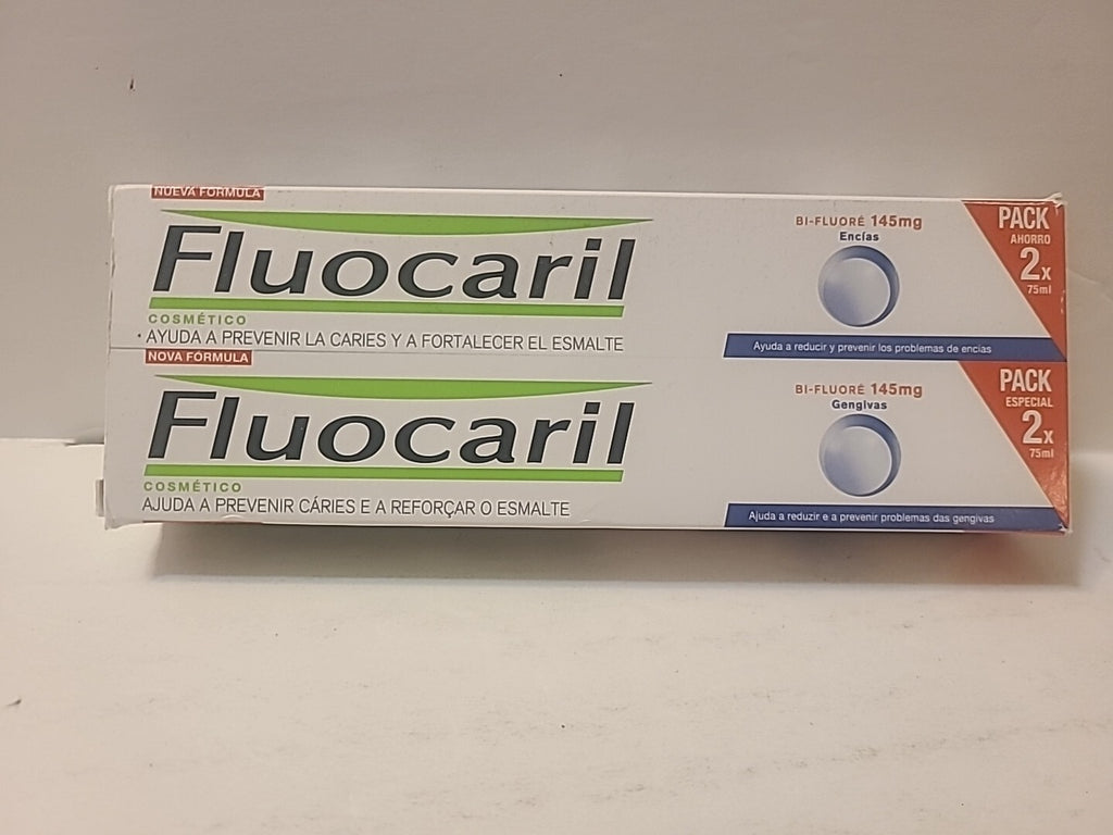 Fluocaril Bi-Fluorinated Gums Toothpaste - 75ml, 2 Pack, Fresh Mint