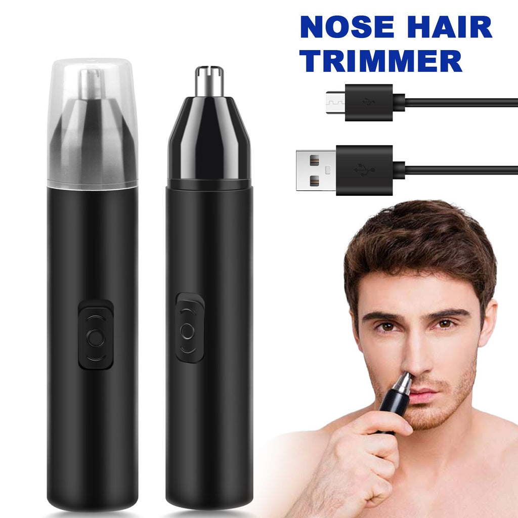 Men's Electric Nose Ear Hair Trimmer Waterproof USB Rechargeable