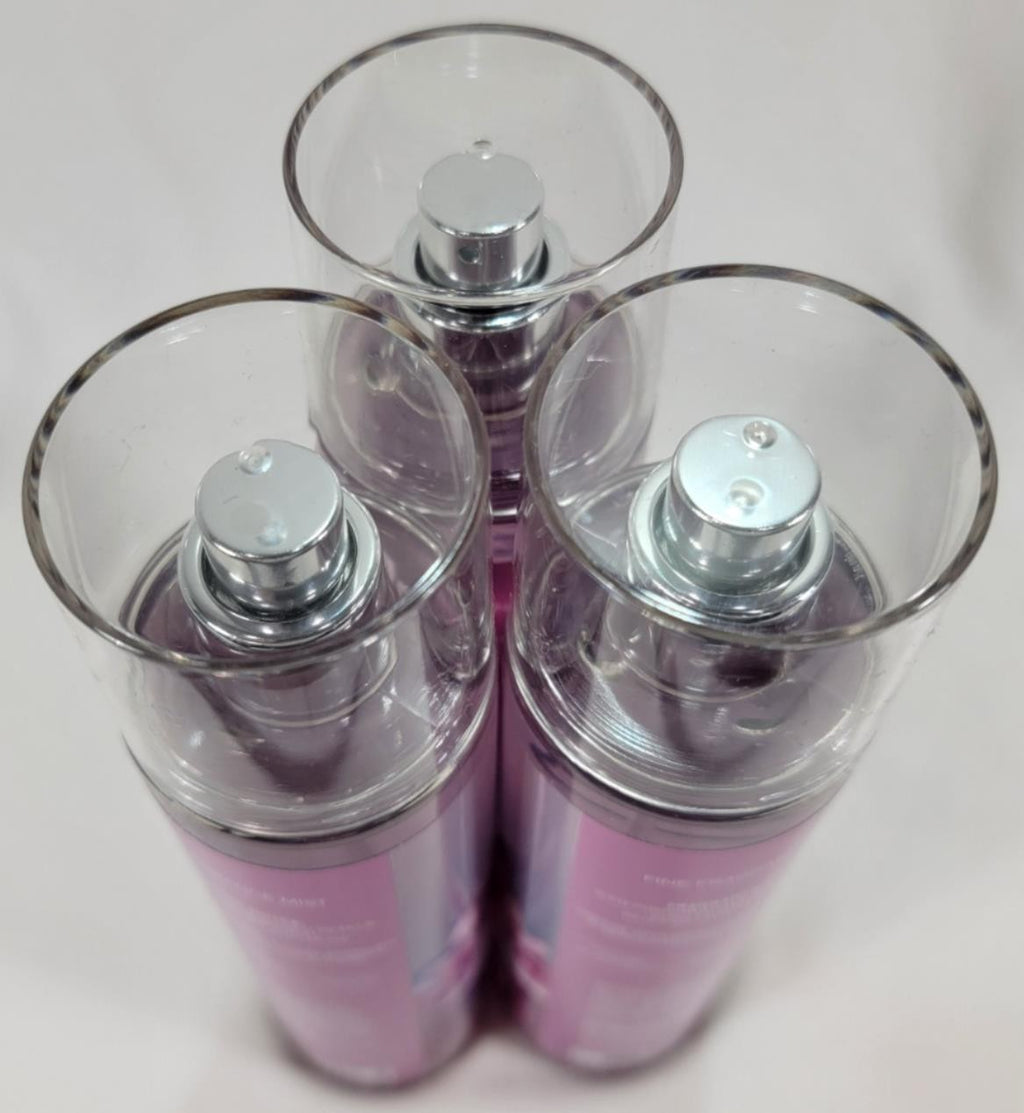 Set of 3 Bath & Body Works Enchanted Fragrance Mists 8 oz - Pink