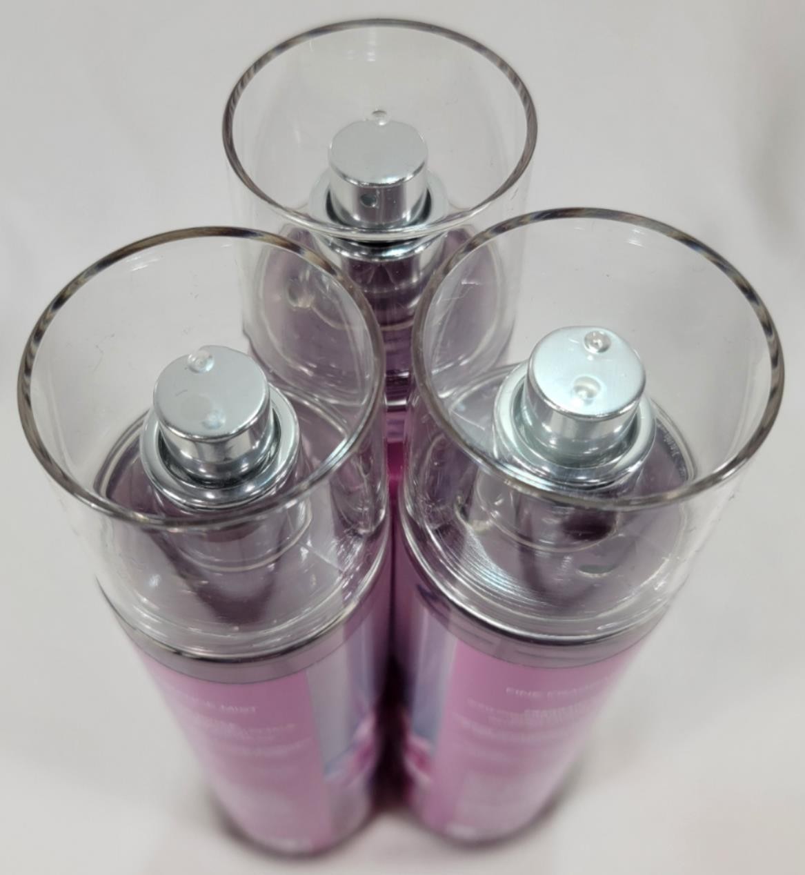 Set of 3 Bath & Body Works Enchanted Fragrance Mists 8 oz - Pink