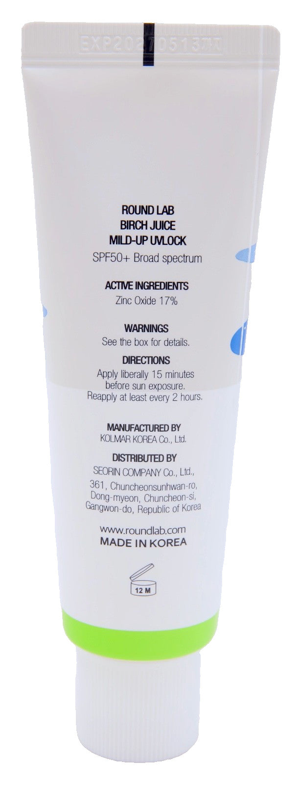 Broad Spectrum SPF 50 Sunscreen with Birch Sap & Hyaluronic Acid - Hydrating, Gentle Physical Sun Protection, 50ml