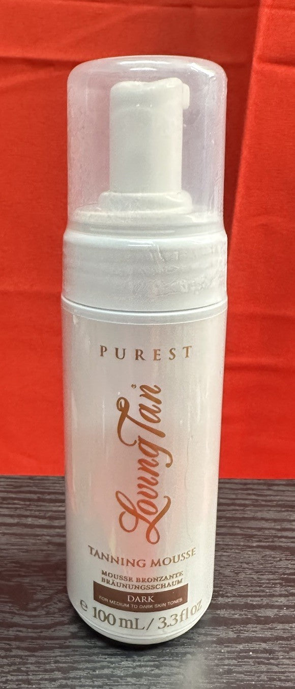 Organic Dark Tanning Mousse - Loving Tan Purest Body Self Tanner 3.3 fl oz
