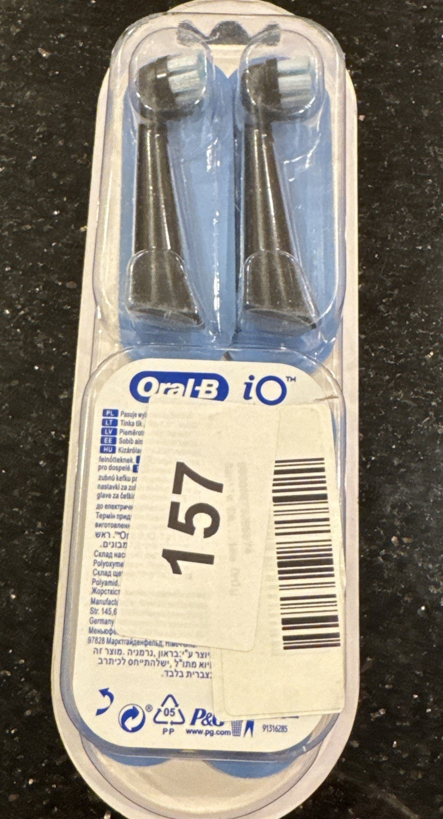 4 Pack Oral-B iO Replacement Toothbrush Heads Gentle Care New
