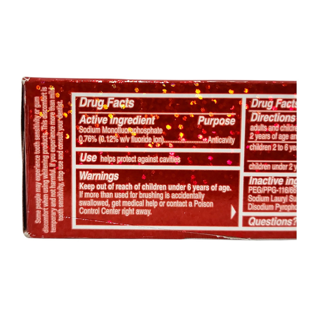 6 Pack Colgate Optic White Advanced ICY FRESH Toothpaste with Hydrogen Peroxide