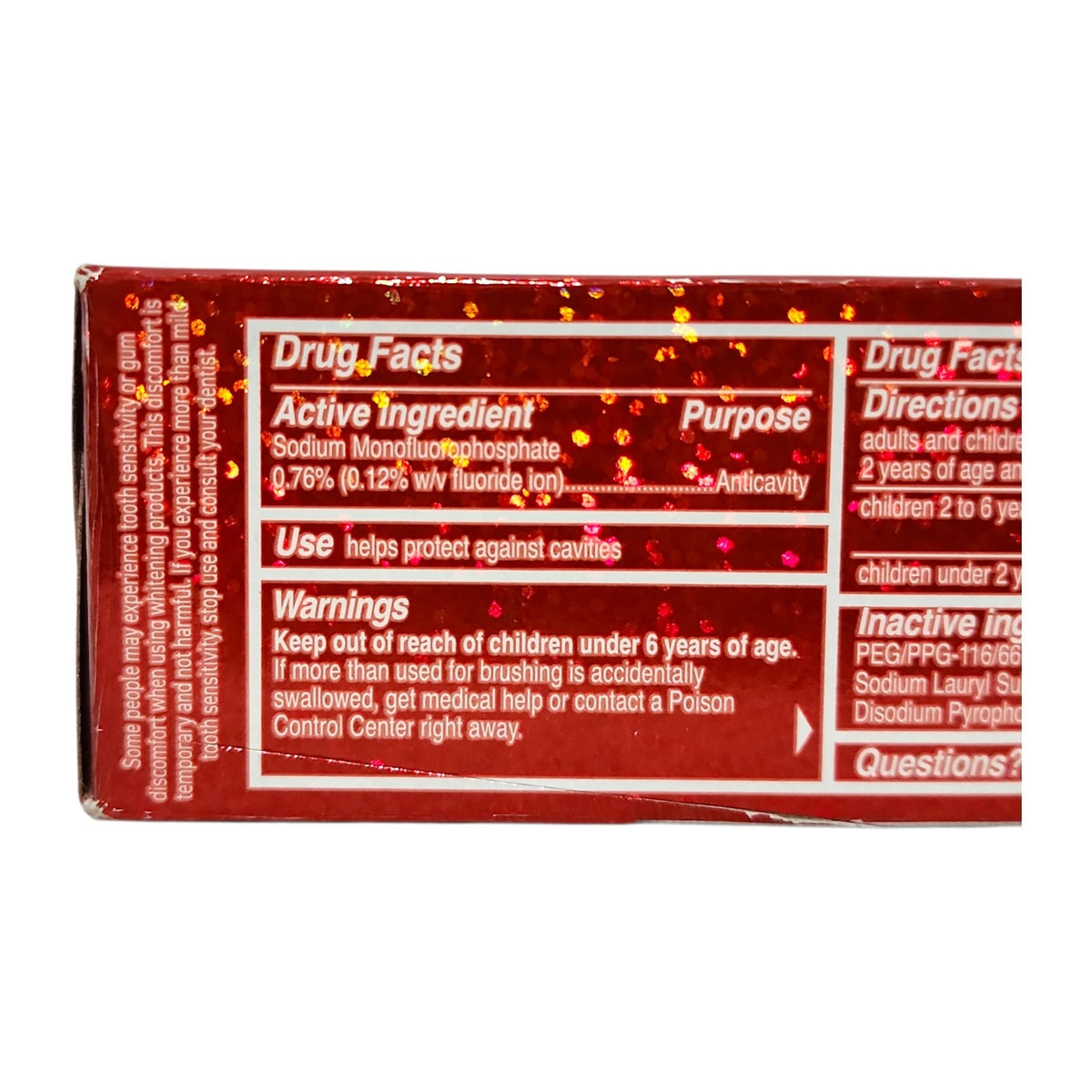 6 Pack Colgate Optic White Advanced ICY FRESH Toothpaste with Hydrogen Peroxide