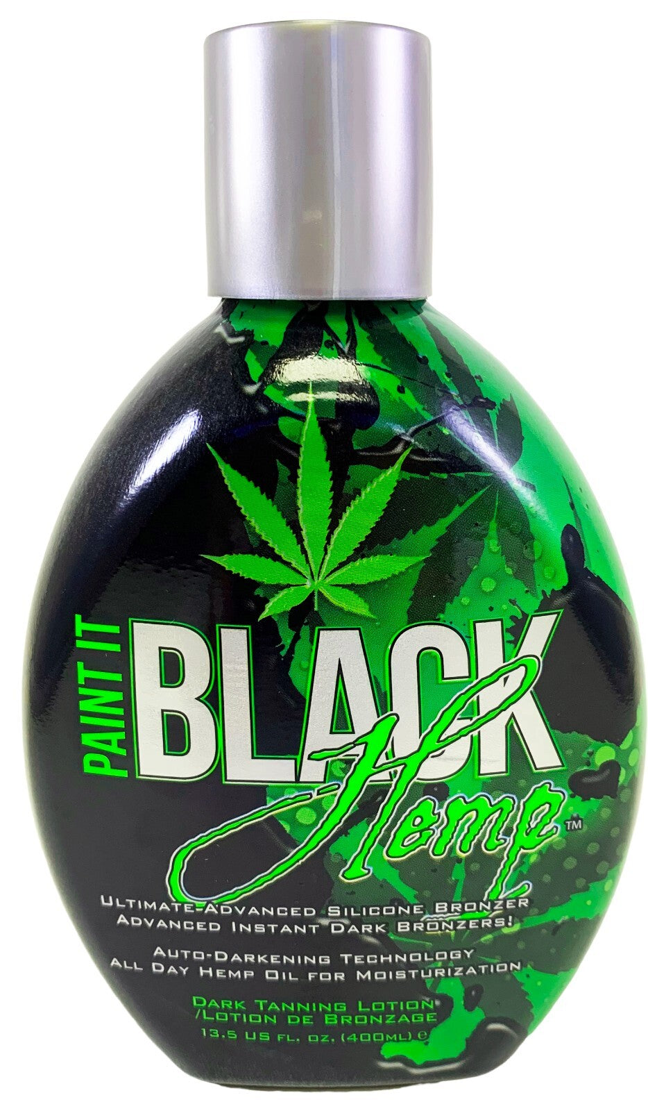 Dark Bronzer Tanning Lotion with Hemp - 13.5 oz for Instant Deep Tan