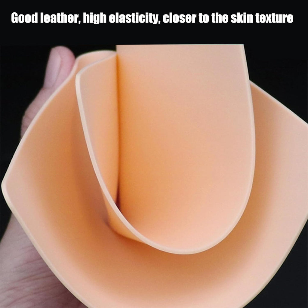 Silicone Tattoo Practice Skins 12 Pack 5.7 x 7.6 in - Double Sided