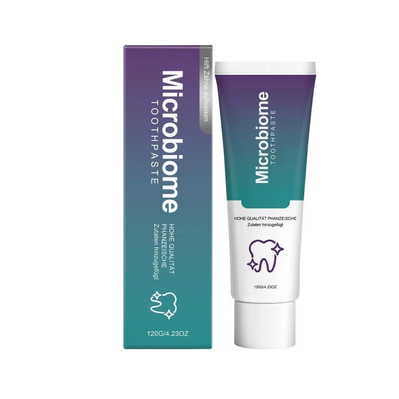 Microbiome Mint Flavor Toothpaste for Sensitive Teeth 120g - Natural Whitening & Gum Care