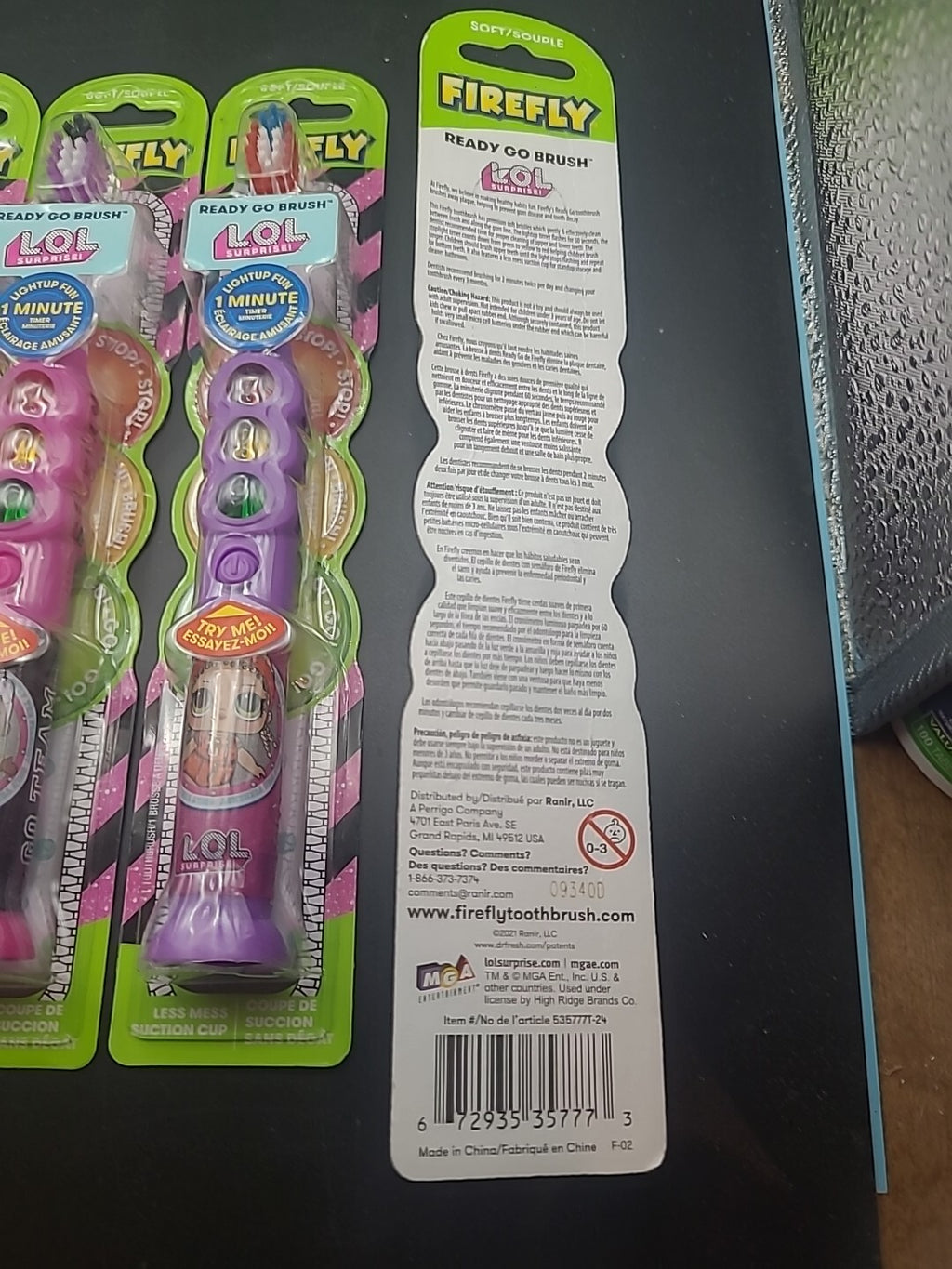 6 Pack Light Up Toothbrushes for Kids - Flashing 1-Minute Timer