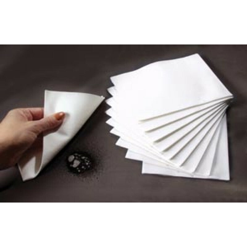500-Pack Non-Woven Washcloth Wipes 12 x 13.5 Inches White - Soft & Gentle