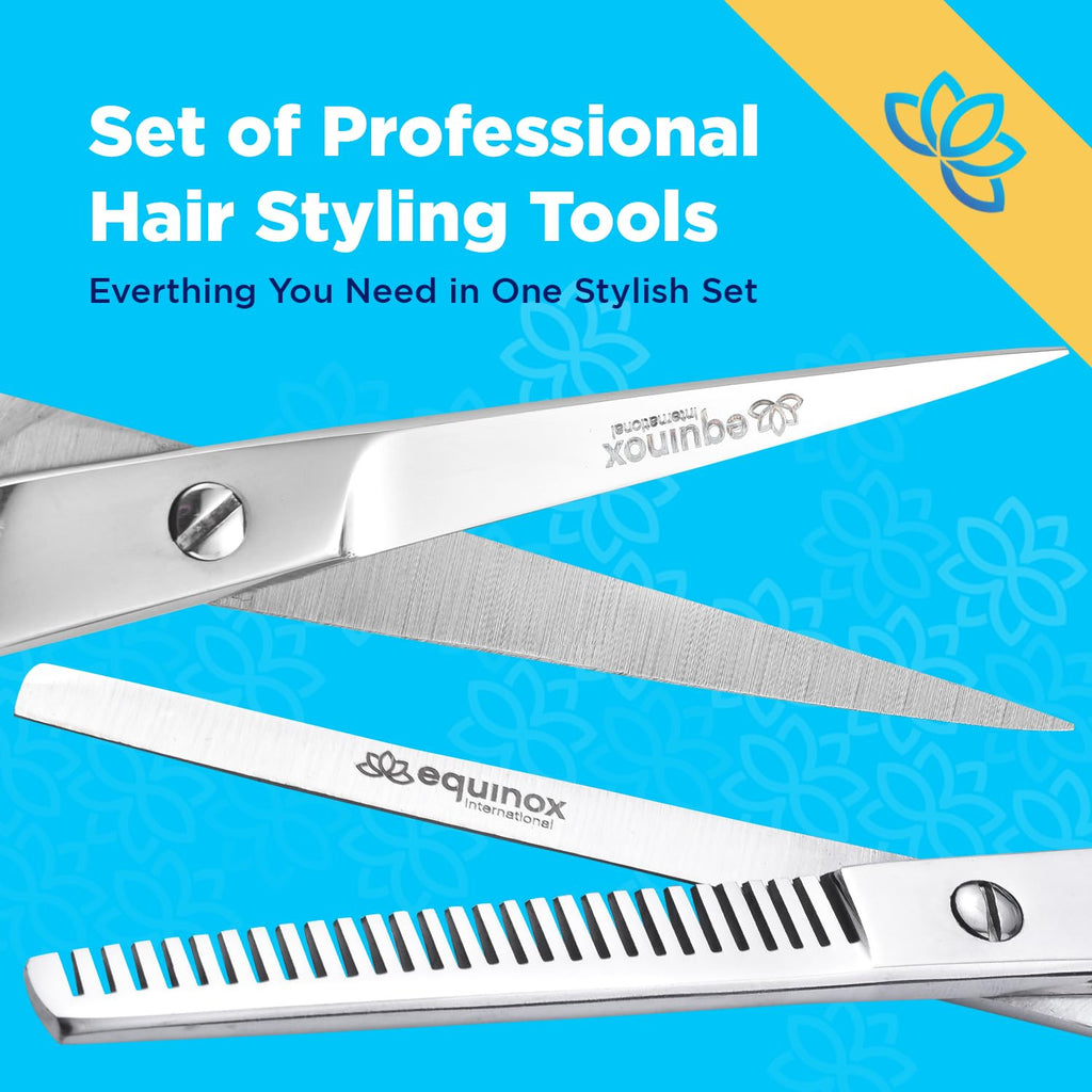 Professional Hair Cutting Scissors Set - Blending Shears for Hair Styling