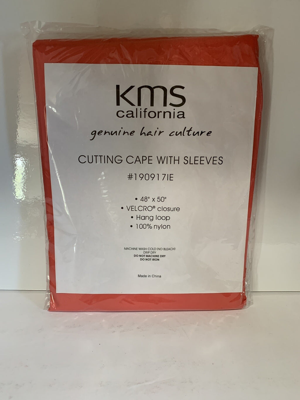 Hairdressing Cape with Sleeves - 48x50 Inch Orange Cutting Smock for Salons