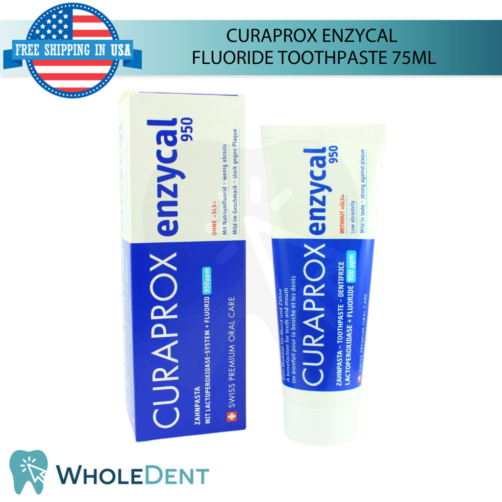 Gentle Fluoride Toothpaste for Daily Oral Hygiene 75ml - Enzymes & Saliva Support