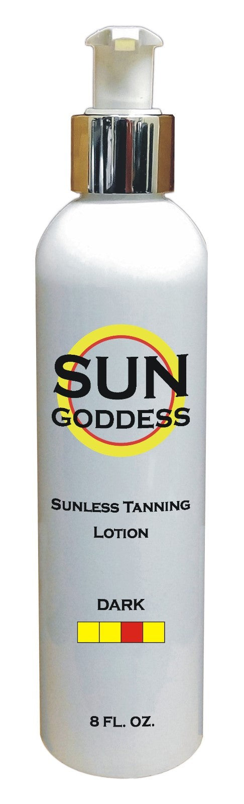 Dark Sunless Self Tanning Lotion with Mitt & Gloves - 8 oz