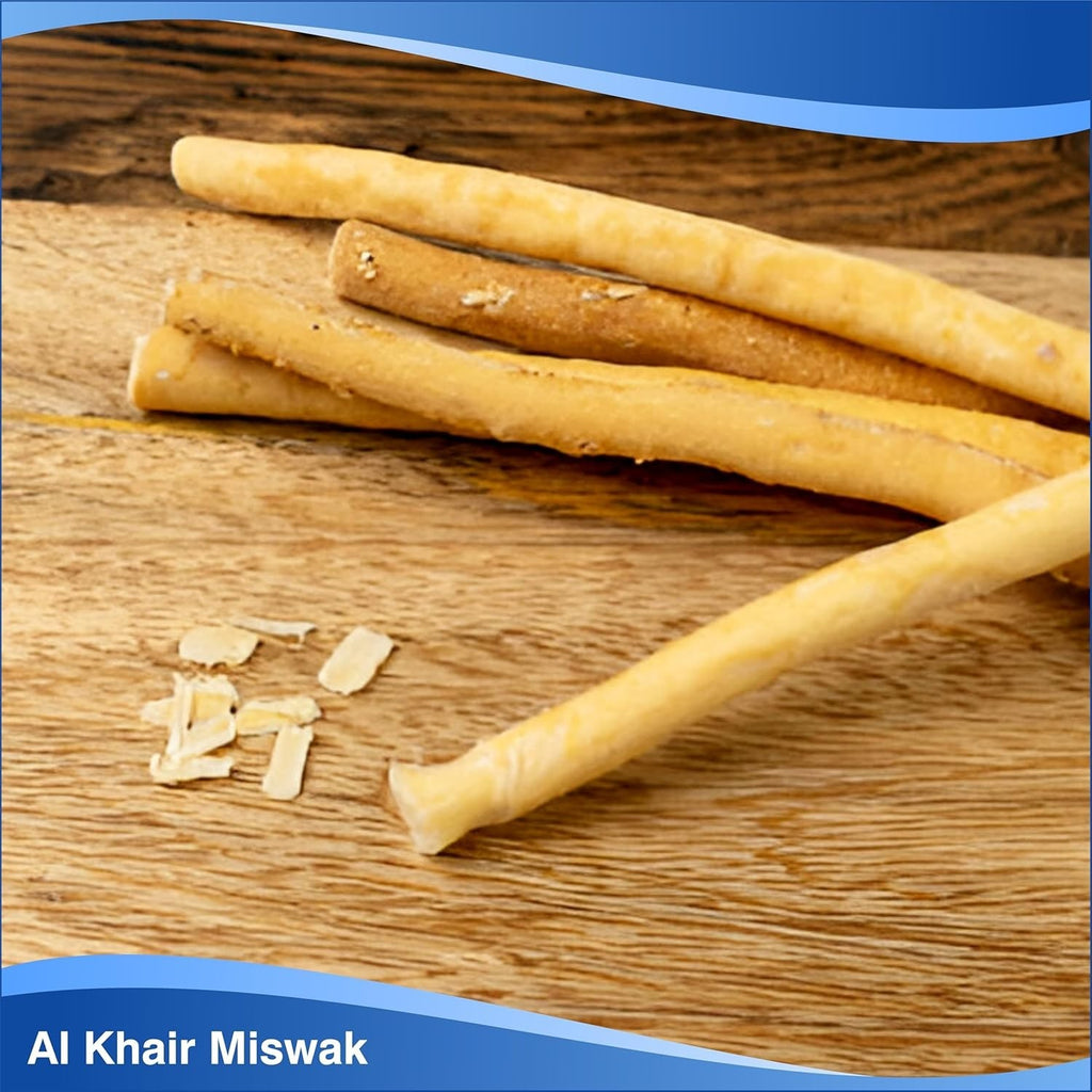 Natural Miswak Toothbrush Sticks - Eco-Friendly Oral Care Bulk Pack