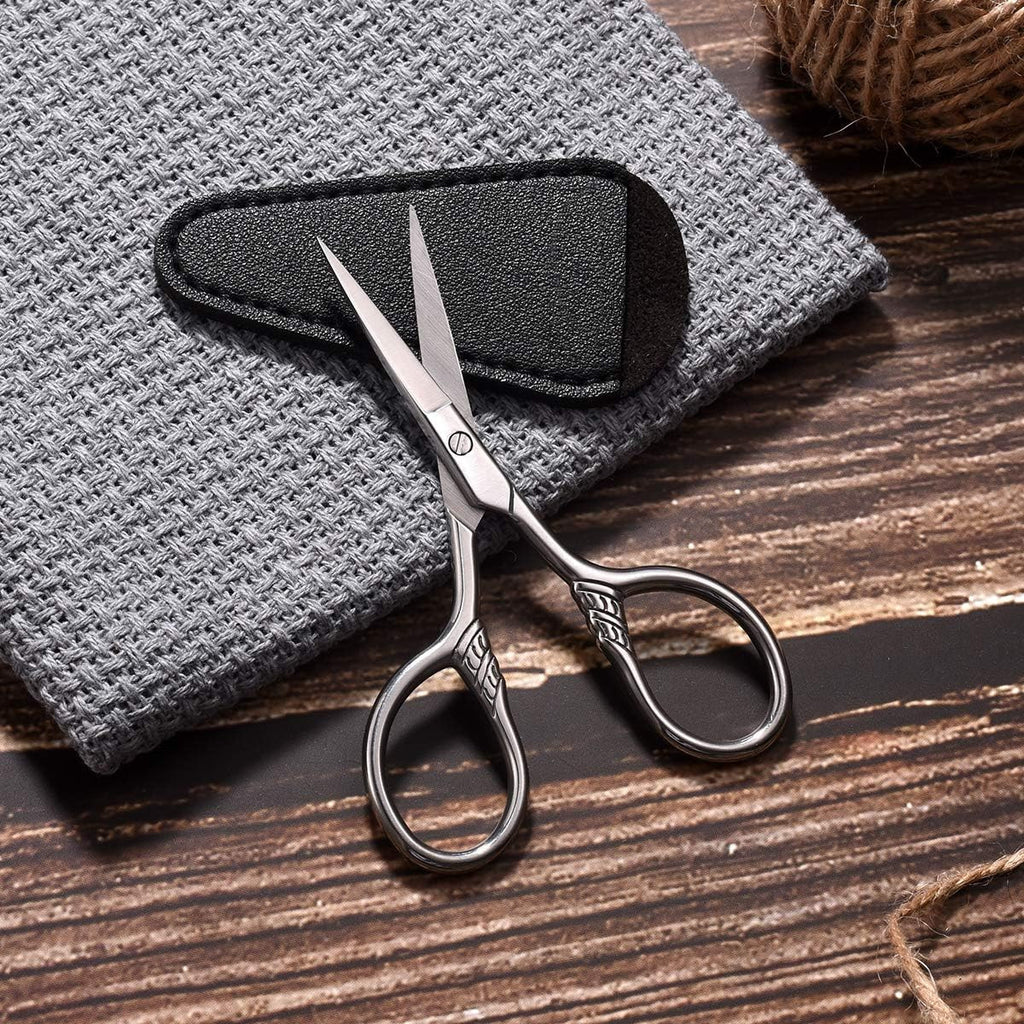 Small Precision Scissors 3.5 Inch for Grooming & Crafting - Stainless Steel