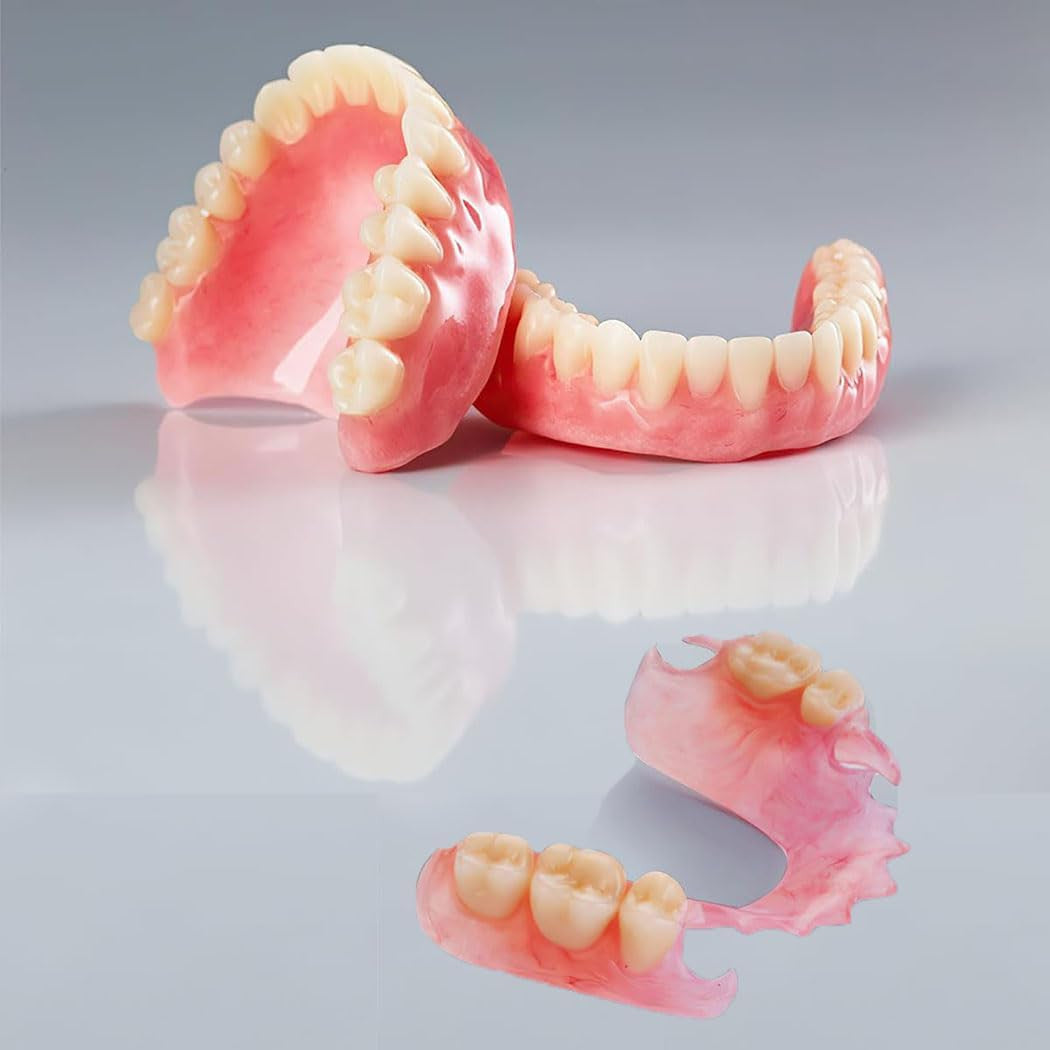 Denture Repair Kit for DIY Partial & Full Tooth Restoration - Reusable Material