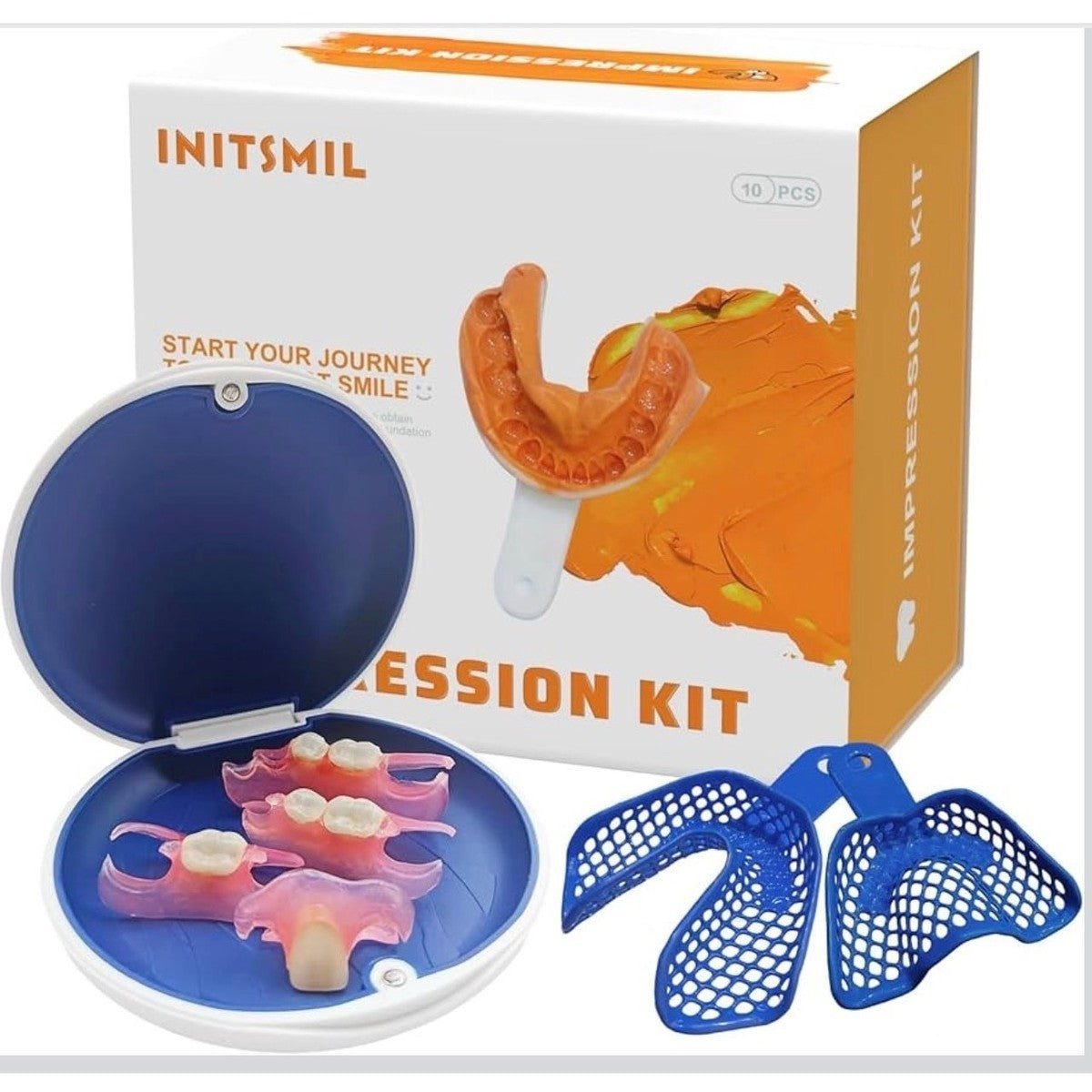 At Home Dental Impression Kit - Custom Denture Mold Starter Set