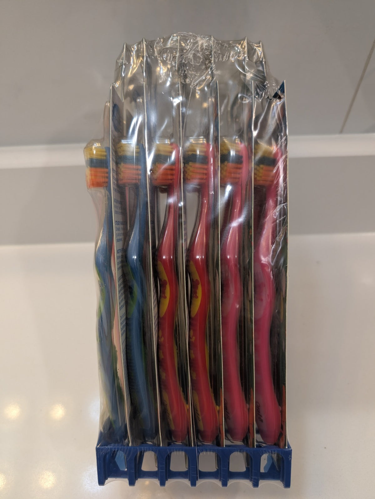 Child Soft Toothbrush Set 12 Pack in 4 Colors - Mickey Sealed