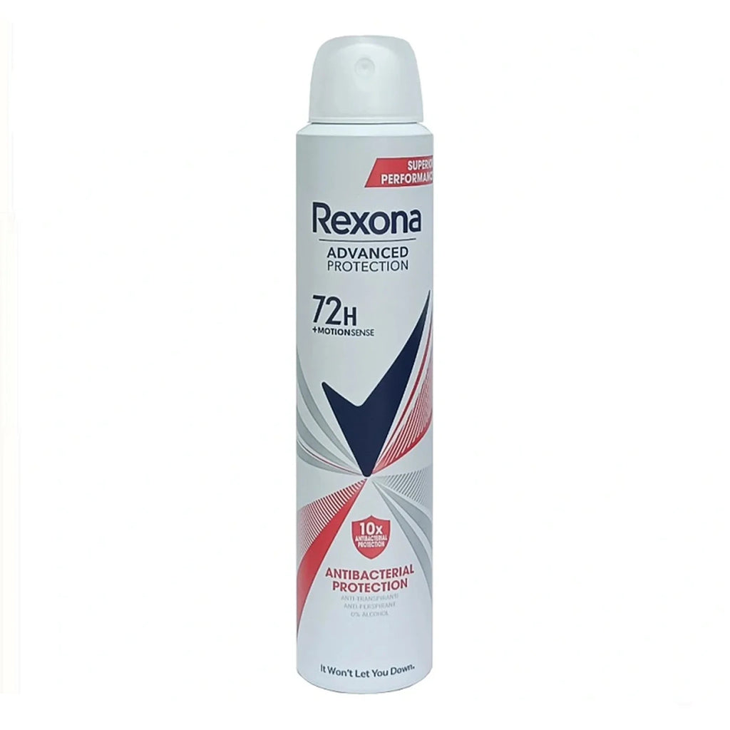 Rexona Antibacterial Protection Deodorant Spray 200ml - 72H Stay Fresh