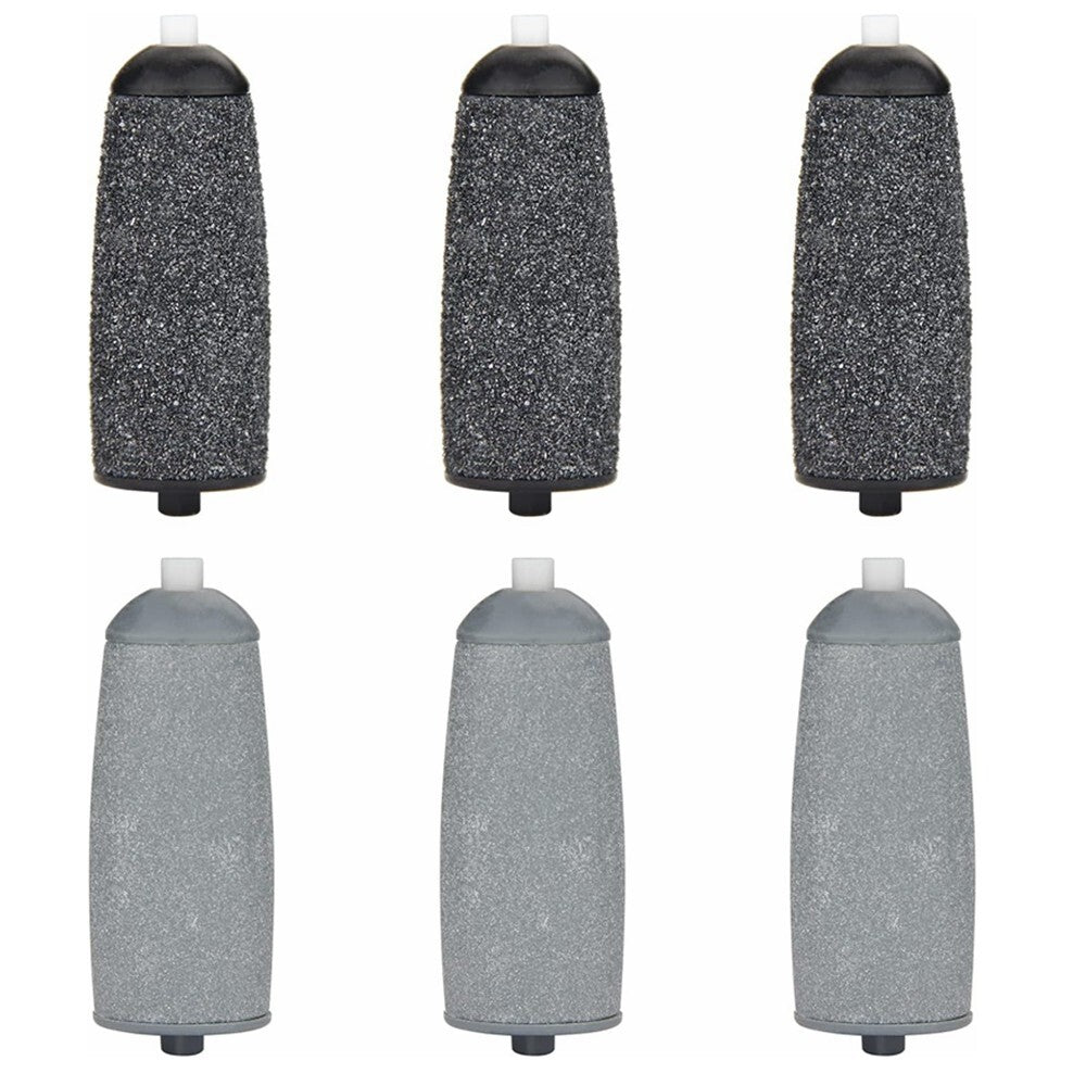 Replacement Roller Heads for Flawless Pedi Electric Foot File - 6 Pack