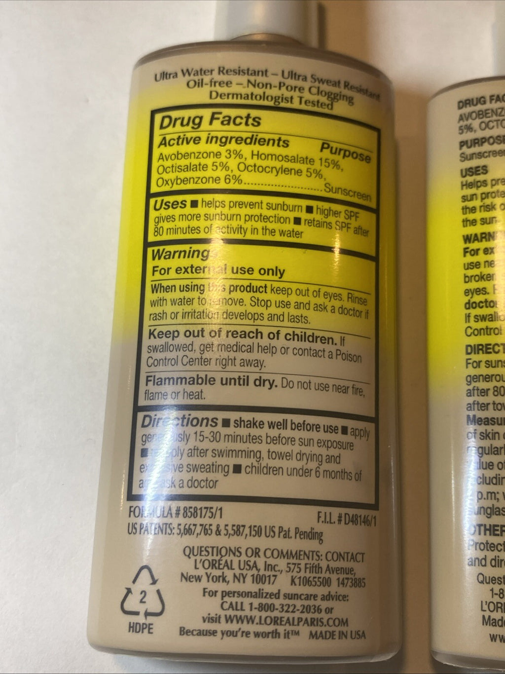 SPF 50+ Sunscreen Lotion - L'Oréal Sublime Sun Advanced 2 Pack