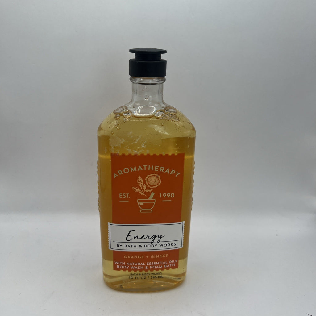 Energy Orange Ginger Body Wash Foam Bath 10 Oz - Aromatherapy