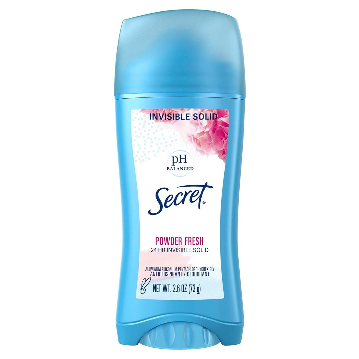 Secret Invisible Solid Antiperspirant Deodorant Powder Fresh 2.6 oz 2 Pack