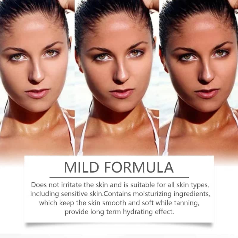 Natural Outdoor Beach Tanning Oil with Moisturizing Body Oil