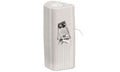 Dental Floss Dispenser Refillable Plastic with Short Blade - White