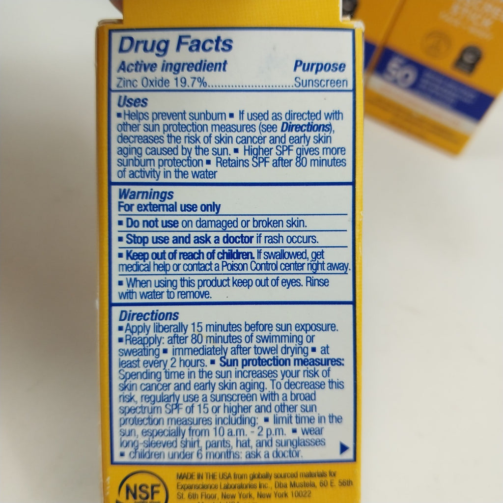 Baby & Kid SPF 50 Mineral Sunscreen Stick 4 Pack - Face & Body, 0.6 oz