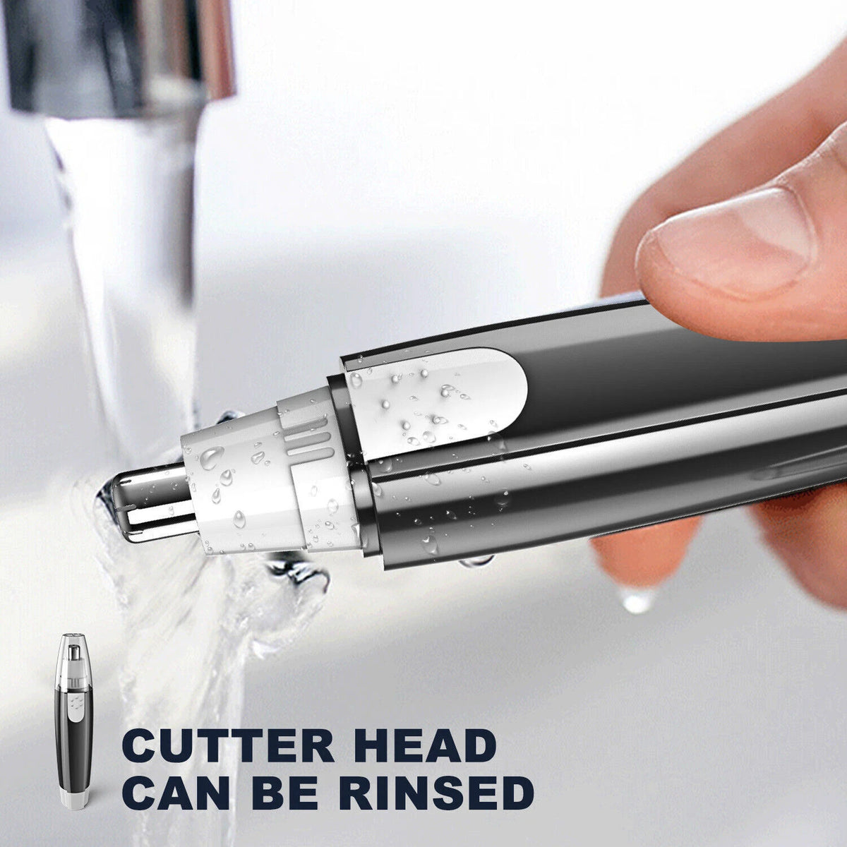 Men's Multi-Function Nose Ear Face & Beard Trimmer Kit - Rechargeable