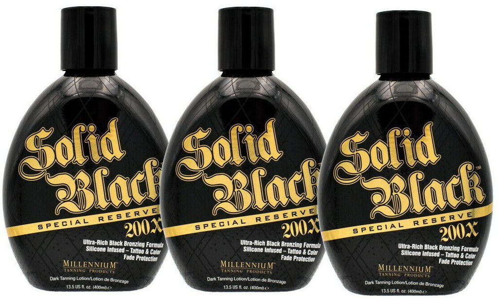 Black Tanning Bronzer Lotion - Double Pack, 27 fl oz - Ultra Dark