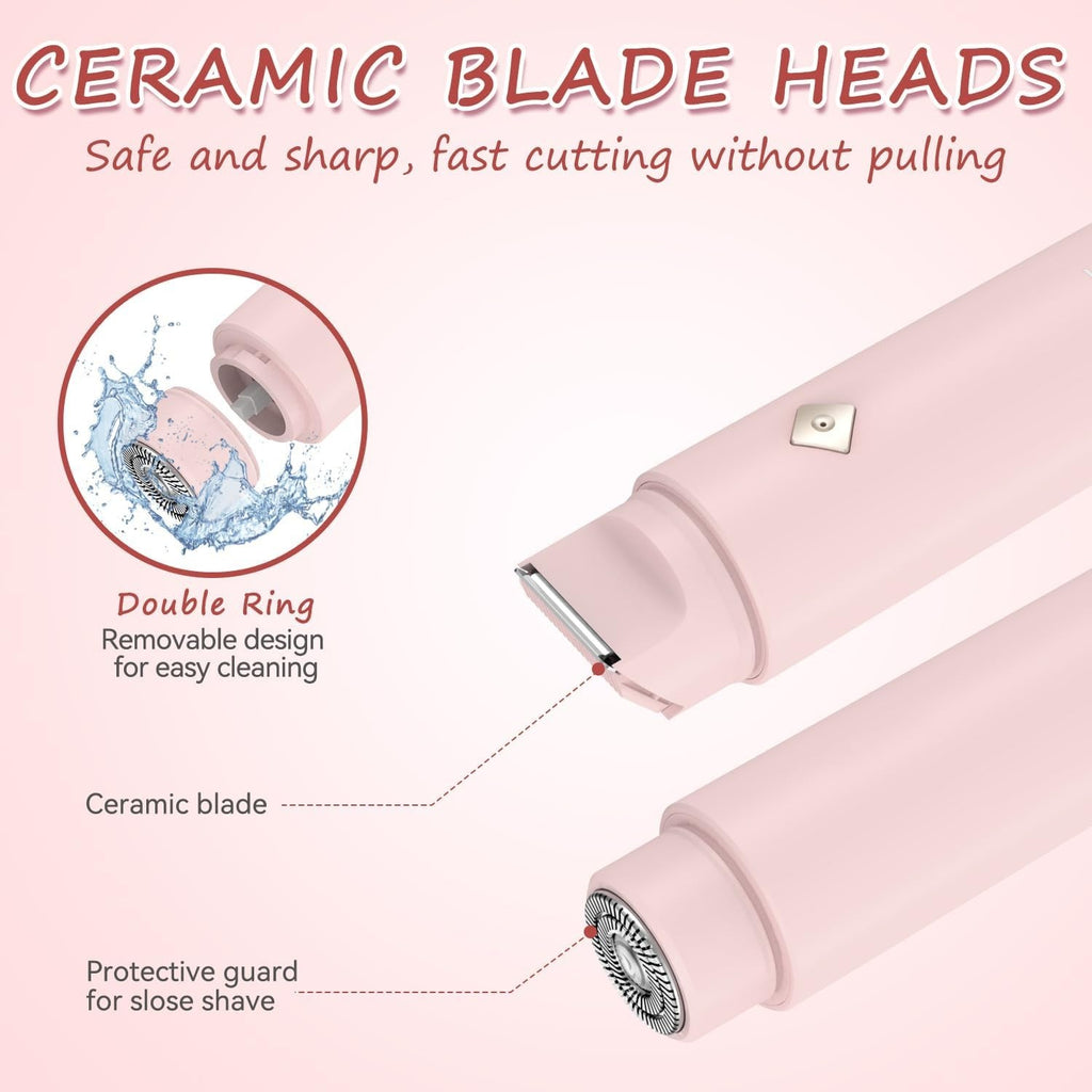 Women's 2-in-1 Waterproof Bikini Trimmer & Electric Shaver - Sensitive Skin