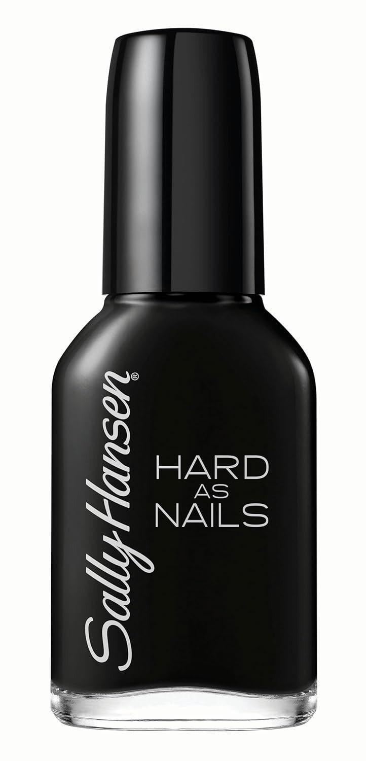Black Nail Polish Long Lasting Glossy Opaque Color Shine