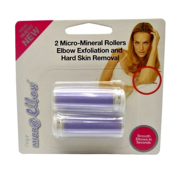 Micro-Pedi Elbow Exfoliation & Hard Skin Removal Rollers - 4 Pack