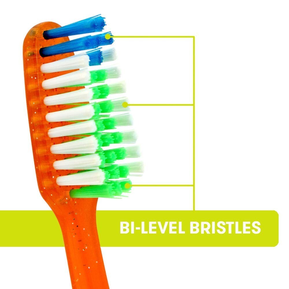 Reach Crystal Clean Firm Toothbrush Pack with Travel Cap - 12 Count